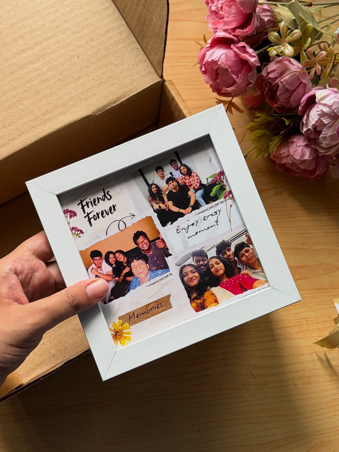 Custom Name & Date Birthday Photo Frame